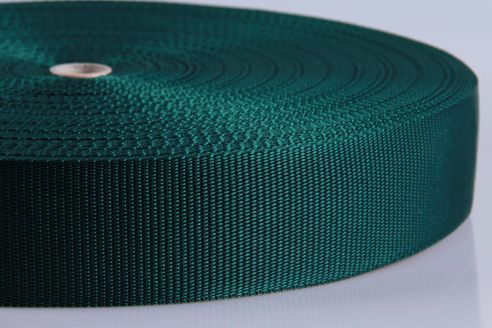 PP-Gurtband | Art. 9102 | dunkelgrün | Breite 50 mm | 1,6 mm stark | 50 mtr. Rolle
