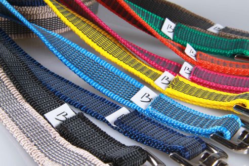 Super-Grip Strong Resistance | gummierte Cityleine aus PP | 20 mm Breite | 100 cm - 350 cm lang | ohne Handschlaufe | Karabinerwahl | wetterfest