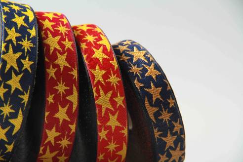 Borte | Weihnachten | 1 Meter | Sterne | Farbauswahl | Made in Germany | OEKO-TEX® STANDARD 100