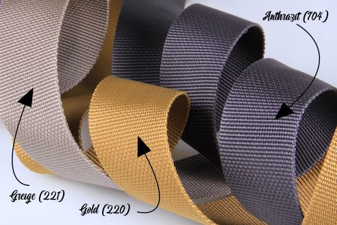 PP-Gurtband | 20 mm Breite | 50 m Rollenware | Farbauswahl | stabil | robust | flexibel | 1,8 mm Stärke
