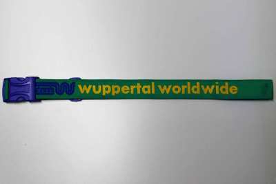 Koffergurt | Einwebung wuppertal worldwide | made in Wuppertal | 200 x 5 cm