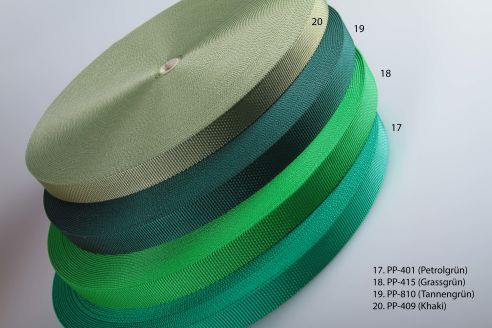 PP-Gurtband | 100 mm Breite | 50 m Rollenware | Farbauswahl | stabil | robust | flexibel | 1,8 mm Stärke