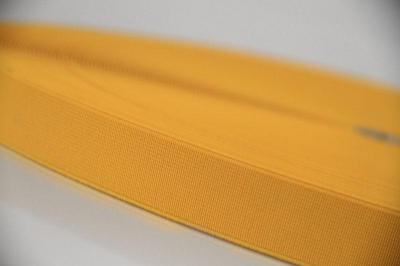 Hosenträgerband | elastische Bandware | Gummiband | 25 Meter | 25 mm Breit | gelb