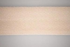 Baumwollband | Köperband | Einfassband | 100 m Rollenware | 30 mm Breite | Weiß | 0,3 mm Stärke