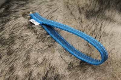 Schlüsselband Cyan | Reflex | Supergrip | 16 mm breit | 20 cm lang