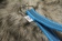 Schlüsselband Cyan | Reflex | Supergrip | 16 mm breit | 20 cm lang