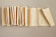 Baumwollband | Dünne Ware | Meterware | ca. 125 mm breit | rohweiß-natur | Weiche Baumwollware als Trägerband und für kreative Näharbeiten