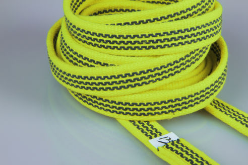 Super-Grip Cotton Soft | Extra dicke, gummierte Cityleine aus PES | 20 mm Breite | 100 cm - 350 cm lang | Ohne Handschlaufe | Farbwahl | Karabinerwahl