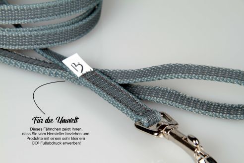 Super-Grip Strong Resistance | gummierte Schleppleine aus PP | 12 mm Breite | 4 m - 10 m lang | mit Handschlaufe | Karabinerwahl | wetterfest