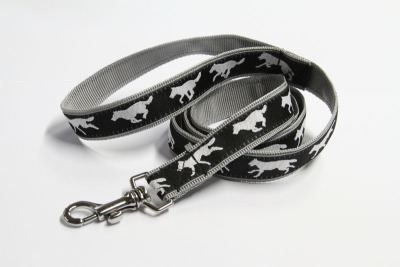 Cityleine | Wolf | weiches PA (Nylon) | 25 mm | mit Handschlaufe Cityleine | Wolf | weiches PA (Nylon) | 25 mm | mit Handschlaufe