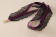 Umhängeband mit Wäschespitze | Lanyards | Satin | aubergine-schwarz