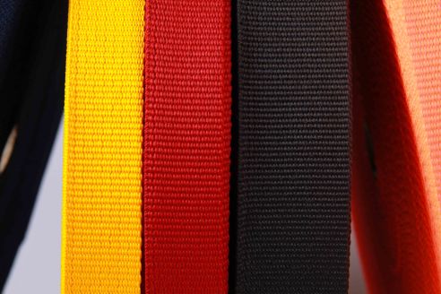 PES-Gurtband 9206 | 1,5 mm stark | 15 mm Breite - 50 Meter Rolle | Farbauswahl