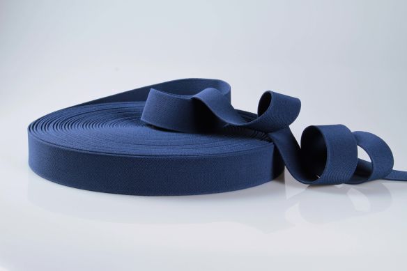 PES-Gummiband | 50 mm breit | 10 m | angenehme Haptik | softer Grip | gute Stabilität und Reißfestigkeit | Hohe Qualität | 2,5 mm Stärke
