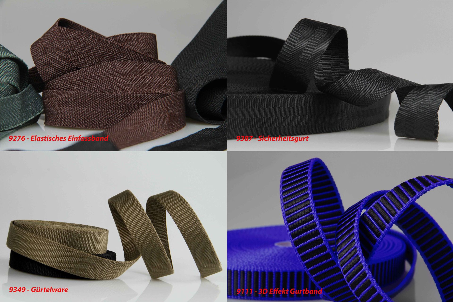 Musterauswahl | 5 Muster zum Auswählen | Gurtband robust und stabil | Heimtierbedarf | Mode | Möbel | Transport | | OEKO-TEX® STANDARD 100 Musterauswahl | 5 Muster zum Auswählen | Gurtband robust und stabil | Heimtierbedarf | Mode | Möbel | Transport | | OEKO-TEX® STANDARD 100
