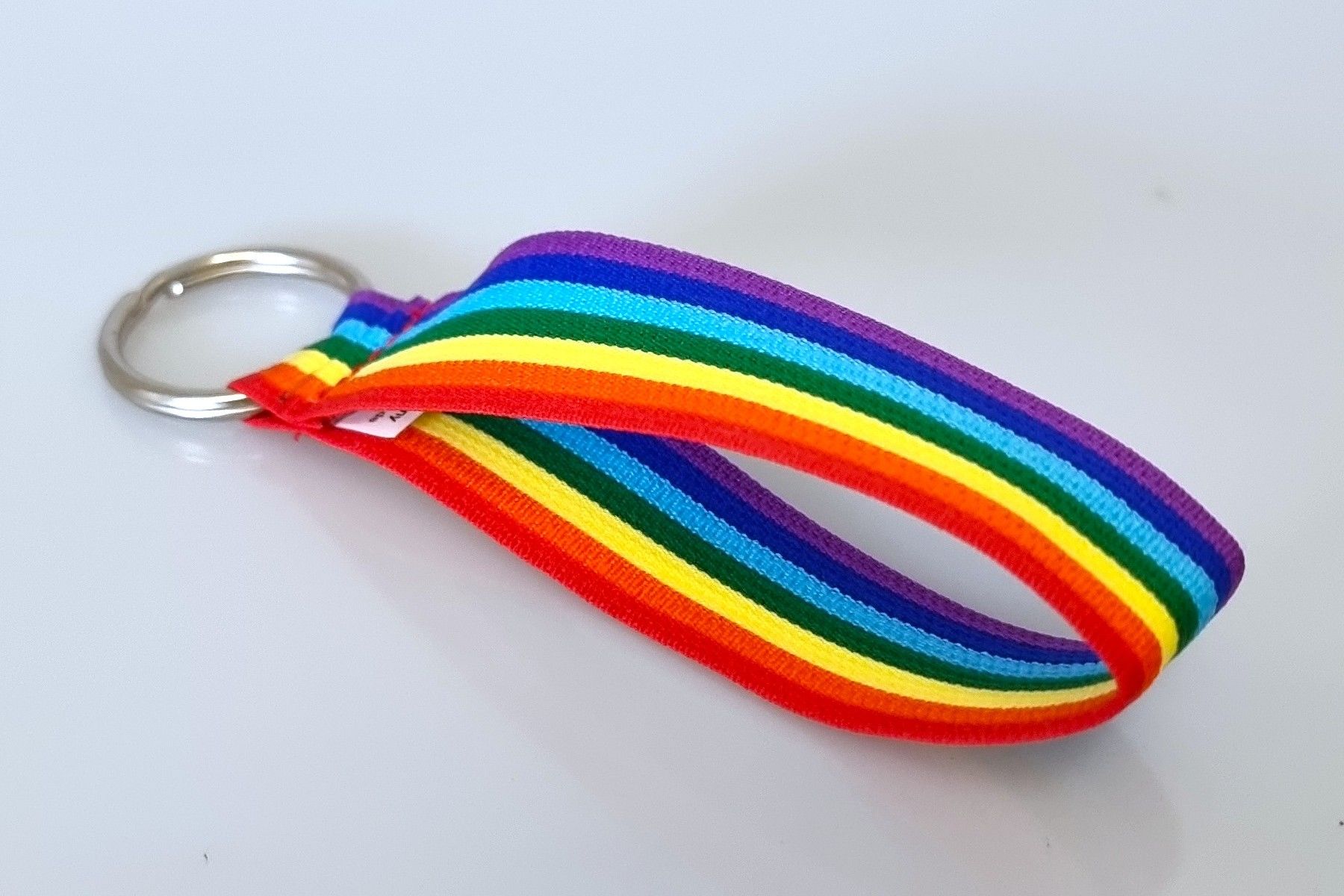 Schlüsselanhänger LGBTQ | 25 mm breit | 15 cm lang | Keyholder | Gewebt