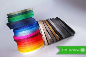 PP-Gurtband | 25 mm Breite | 50 m Rollenware | Farbauswahl | stabil | robust | flexibel | 1,8 mm Stärke