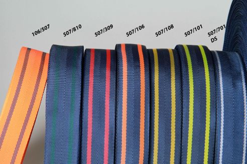 Einfassband | Meterware | flexible Bandware | Köperband aus PP | 40 mm breit | Farbauswahl