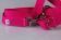 Leichte Hundeleine | Universal |3-fach Längenverstellbar | 220 cm lang | 30 mm breit | Pink