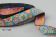 Borte | Retroflowers Jacquardband | 0,5 m - 1 m | 20 mm breit | Sommerkollektion 2026 | Farbauswahl | Made in Germany