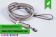 Super-Grip Cotton Soft | weiß, gummierte Hundeleine aus PES | 20 mm x 100 cm - 350 cm lang | mit Handschlaufe | verschiedene Karabiner