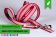 Super-Grip Cotton Soft | weiß gummierte Hundeleine aus PES | Schleppleine | 20 mm x 4 m - 15 m lang | ohne Handschlaufe | verschiedene Karabiner