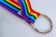 Schlüsselanhänger LGBTQ | 25 mm breit | 15 cm lang | Keyholder | Gewebt