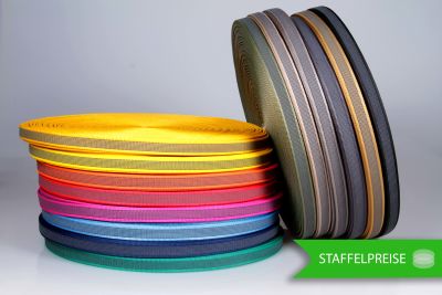 PP Anti-Rutsch | 50 mtr. Rolle | 20 mm breit | Farbauswahl | Training | beidseitige schwarze Gummierung | Hundesport und Pferdesport