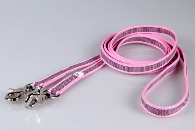 Zügelleine Cotton Soft | 15 mm Breite | Gummierte Pferdezügel ab 2,10 m Länge | Für Ponys bis Voll-und Warmblüter | Soft und Reißfest